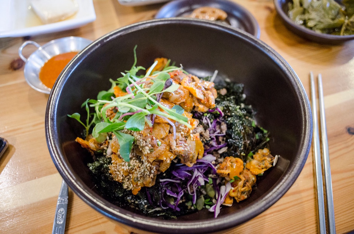 Diverse populaire Koreaanse streetfood gerechten