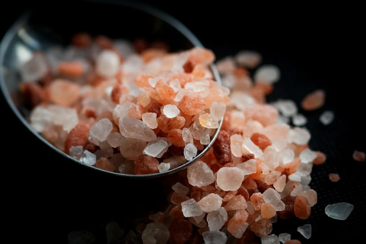 salt, spice, caster, cooking, pink, salty, food, spoon